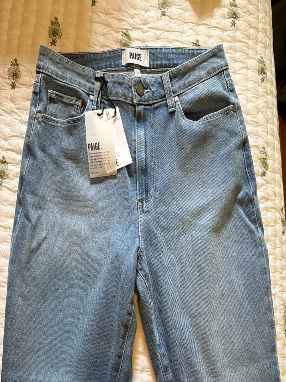 PAIGE High Rise Brigitte Jeans - NWT